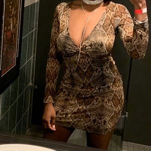 Cute snake skin dress